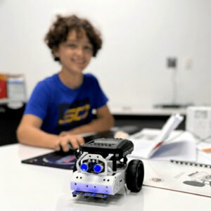 Student using ExoNaut at Space Trek